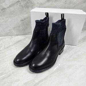 Chloé Black Leather Ankle Boots